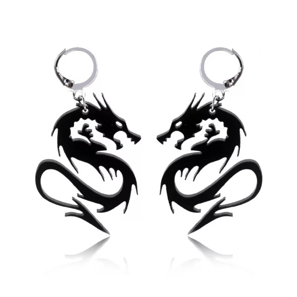 Chinese Dragon Earrings